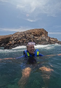 Nada con lobos marinos en las Islas Palomino, ¡la aventura más wow del Callao!