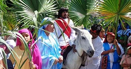 Escenificación Semana Santa en Reque